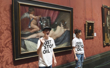 Ismét nagy értékű festményt rongáltak meg környezetvédő aktivisták Londonban