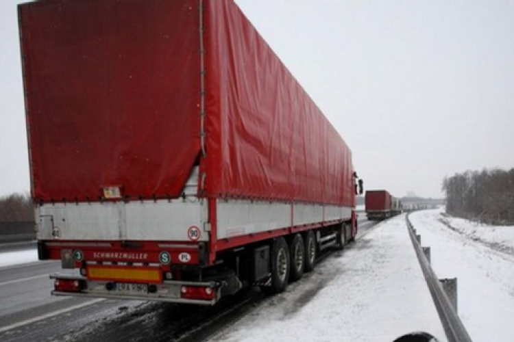 Havazás - Kamionstop a 83-as és a 82-es főúton Veszprém megyében