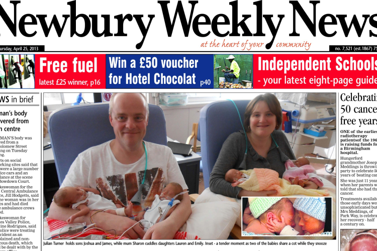 Két egypetéjű ikerpárt szült egy brit nő